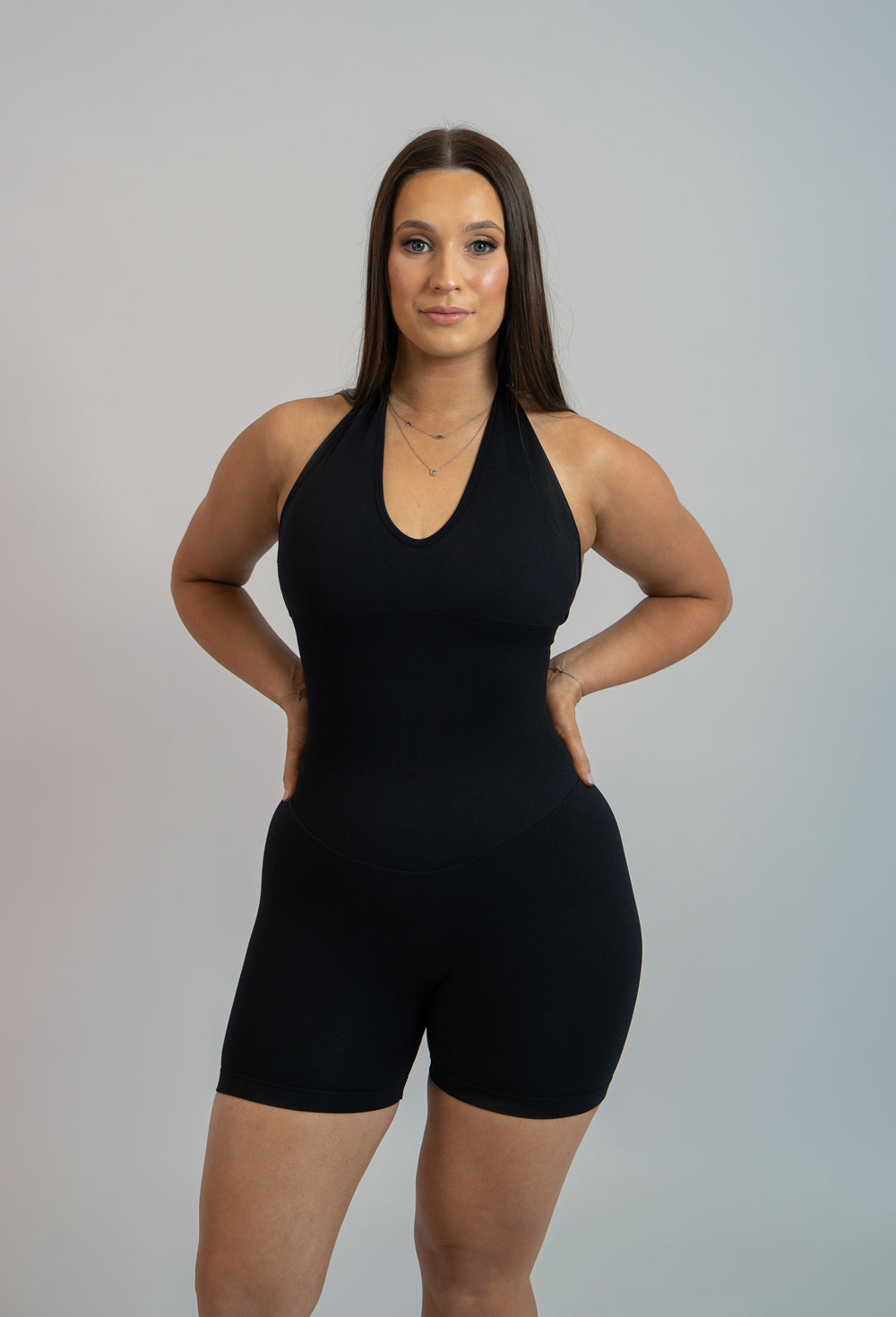 Halter Neck Bodysuit Short Length