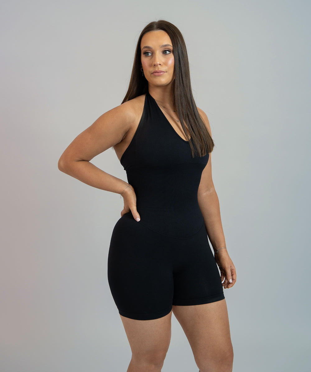 Halter Neck Bodysuit Short Length