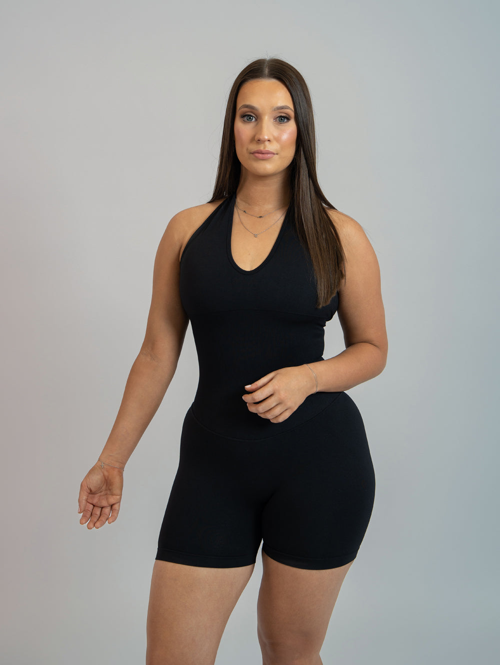 Halter Neck Bodysuit Short Length