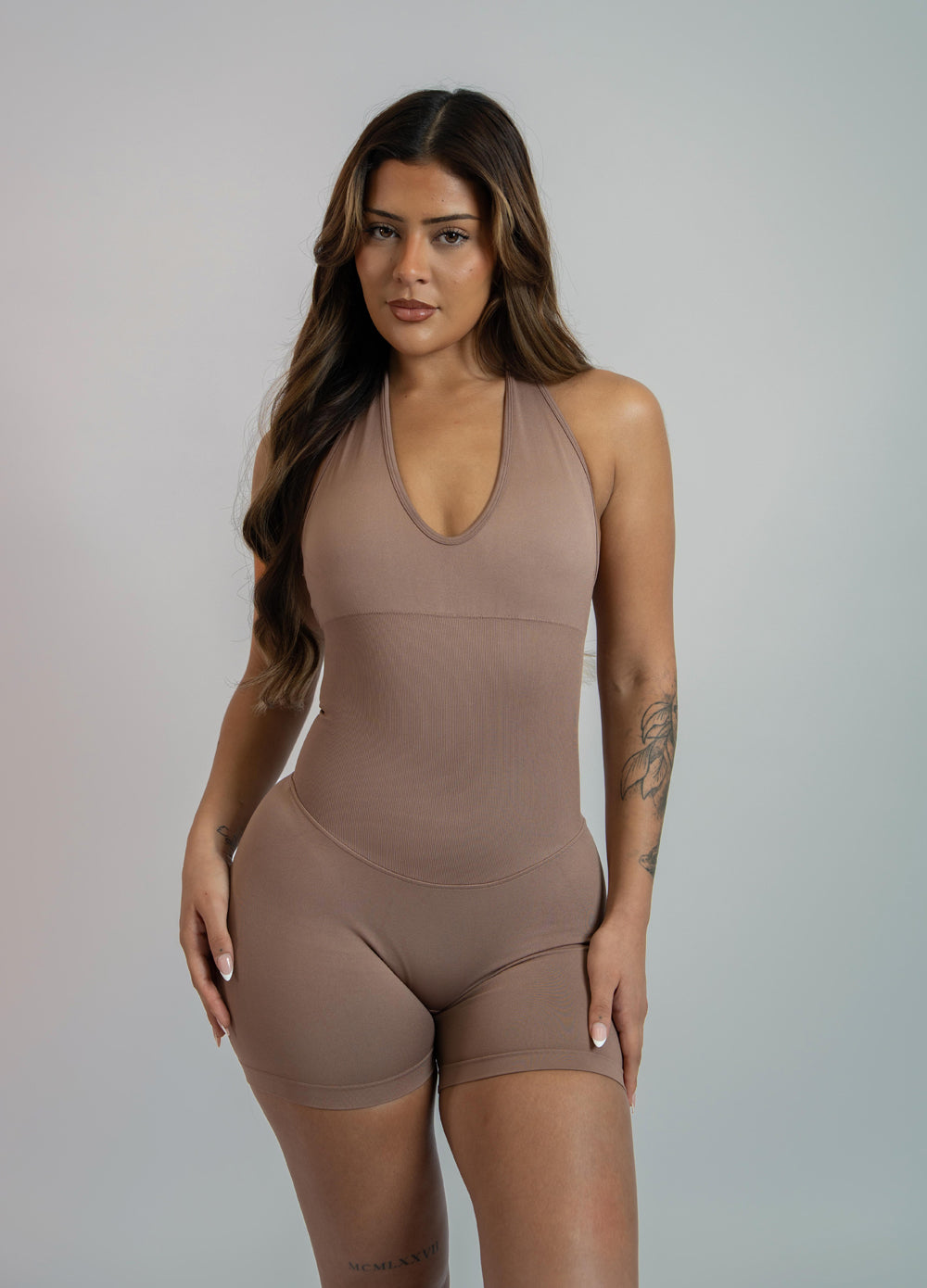 Halter Neck Bodysuit Short Length