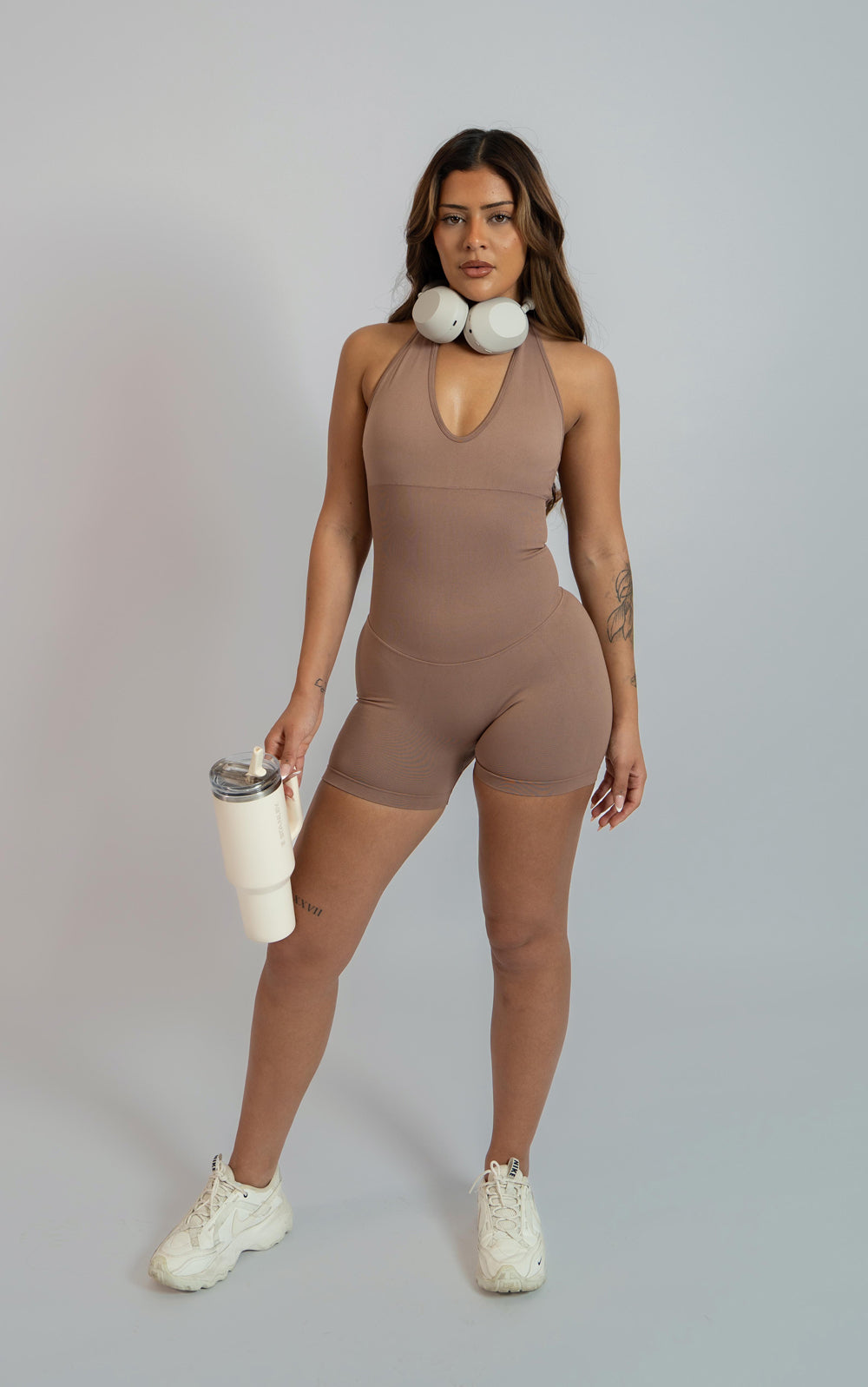 Halter Neck Bodysuit Short Length