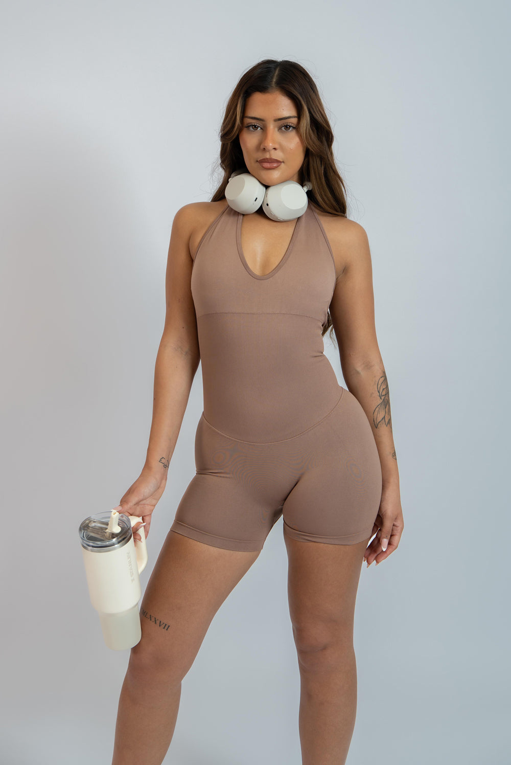 Halter Neck Bodysuit Short Length